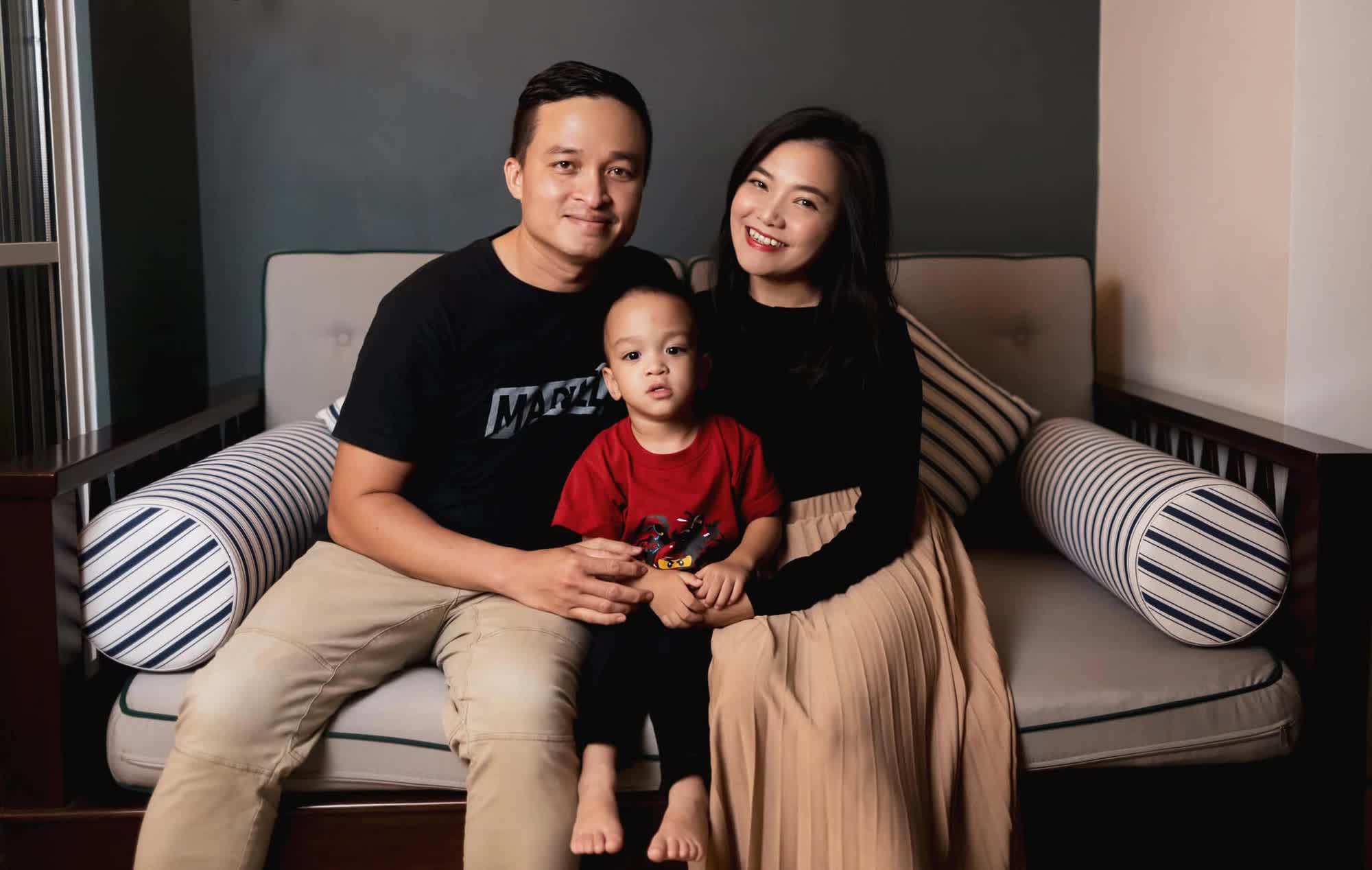 Thanh Ngọc và gia đình nhỏ 