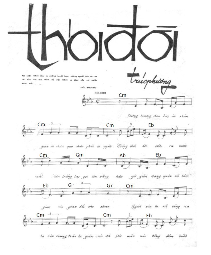 Lời bài hát Thói Đời