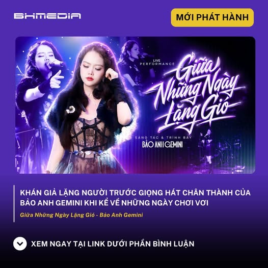 [MỚI PHÁT HÀNH] Giữa Những Ngày Lặng Gió – Bảo Anh Gemini Mang Đến Không Gian Âm Nhạc Chữa Lành Đầy Cảm Xúc