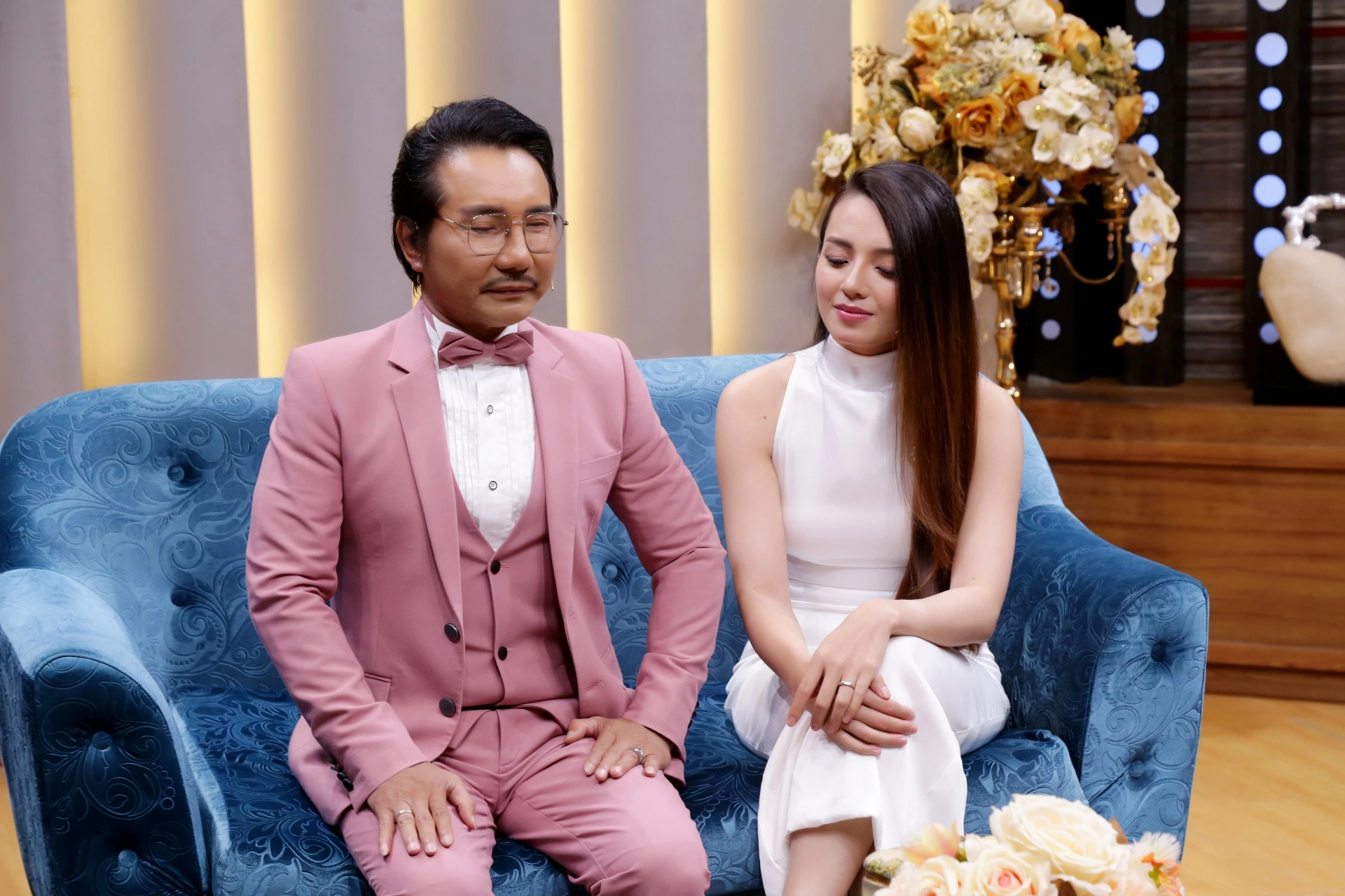 Nhạc sĩ Thái Hùng và vợ